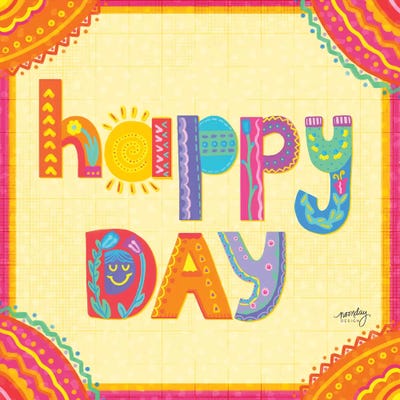 Happy Day Trio I by Noonday Design canvas print