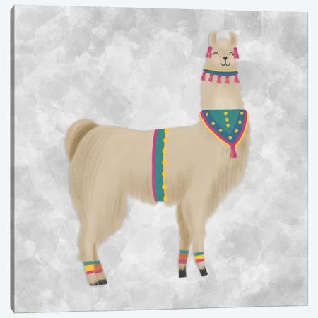Lovely Llama III Canvas Print #NDD55} by Noonday Design Canvas Print