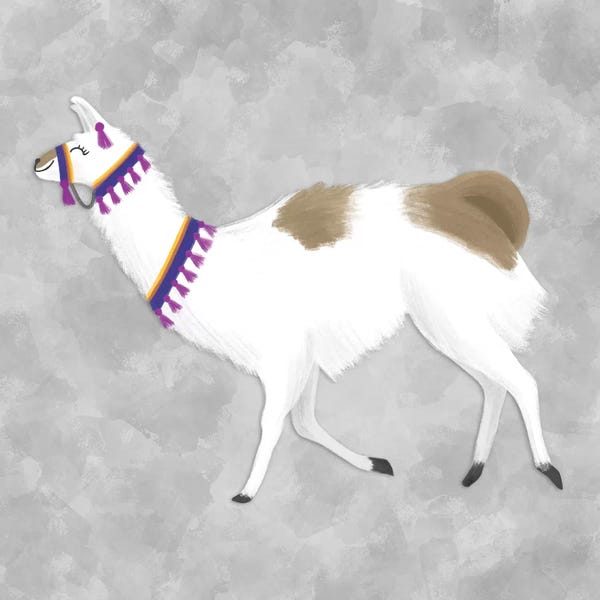 Llamas: Lovely Llama IV by Noonday Design