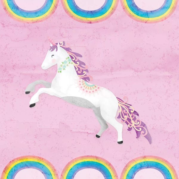 Unicorns: Rainbow Unicorn II by Noonday Design