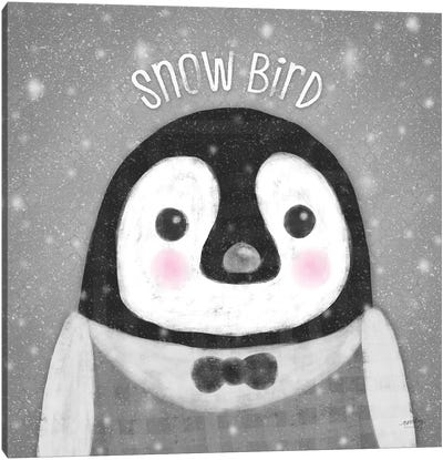Snow Buddies II Canvas Art Print - Penguin Art