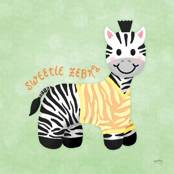 Zebras: Baby Safari III by Noonday Design