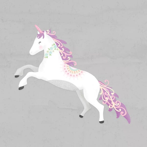 Unicorns: Unicorn Pastel II by Noonday Design