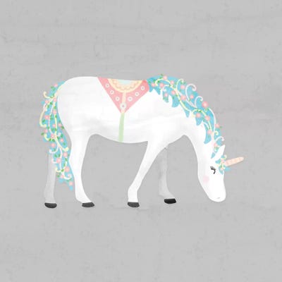 Unicorn Pastel III by Noonday Design acrylic art print