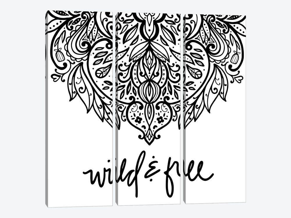 Wild & Free Daydreamer I by Noonday Design 3-piece Canvas Print