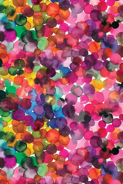 Ninola Design: Overlapped Watercolor Dots by Ninola Design