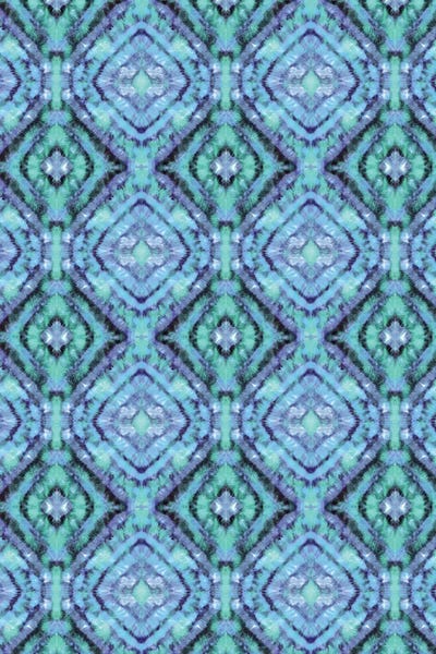 Shibori Boho Nomadic Mirrored by Ninola Design metal wall art