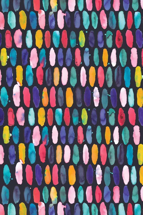 Circle Pills Multi Navy by Ninola Design wall art