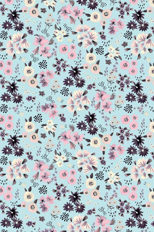 Little Flowers Pastel by Ninola Design wall art