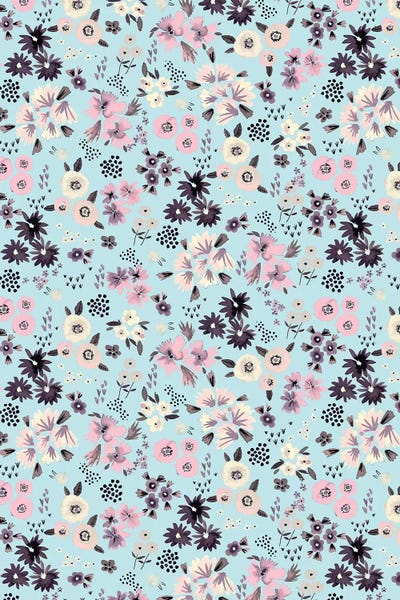 Granny Chic: Little Flowers Pastel by Ninola Design