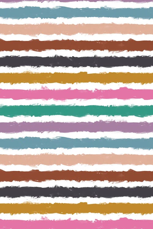 Colorful Watercolor Stripes