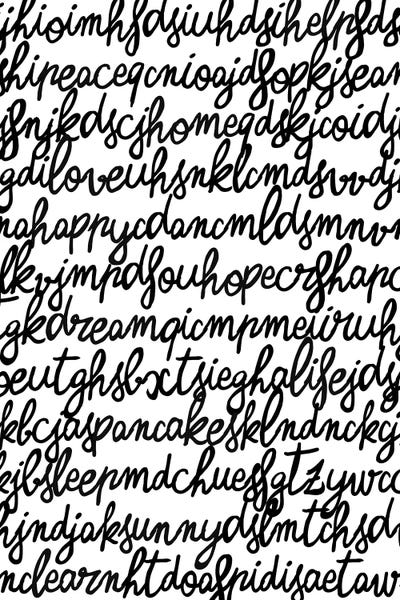 Lovely Words by Ninola Design metal wall art