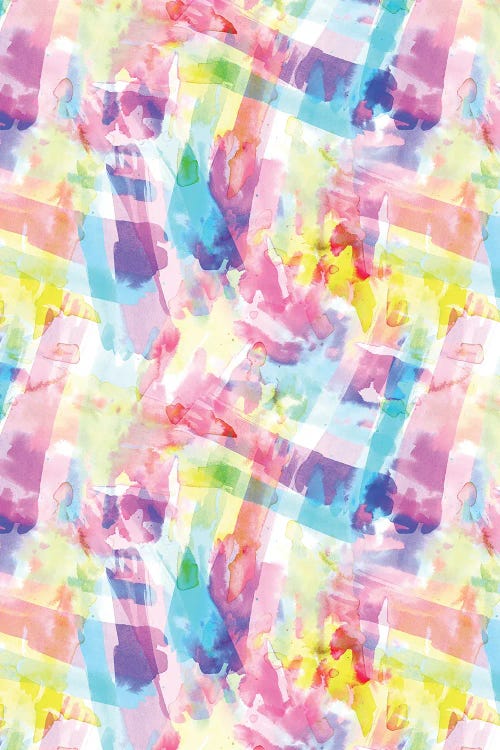 Watercolor Happy Abstract Summer