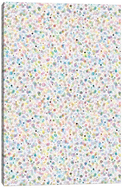 Cosmic Bubbles Multicolored Canvas Art Print - Ninola Design