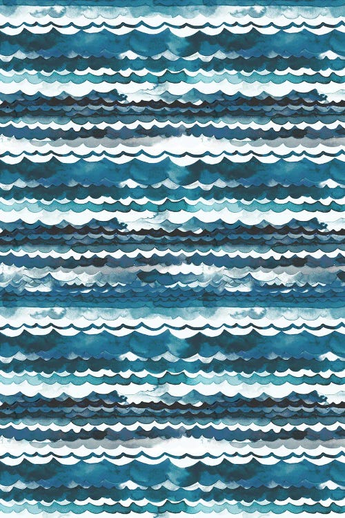 Beach Sea Waves by Ninola Design wall art