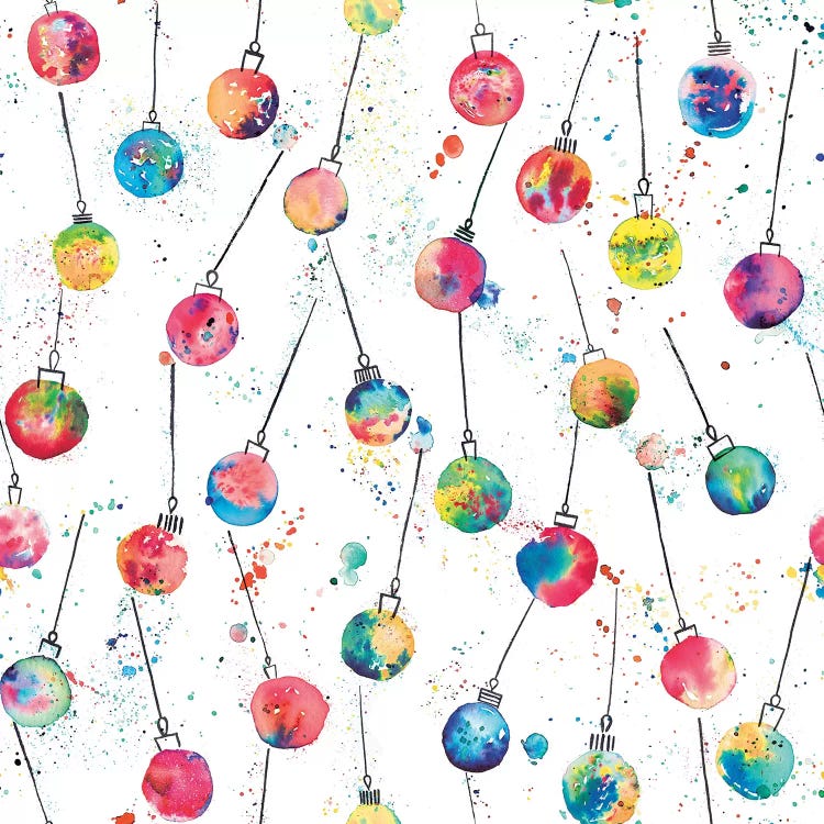 Christmas Baubles by Ninola Design wall art