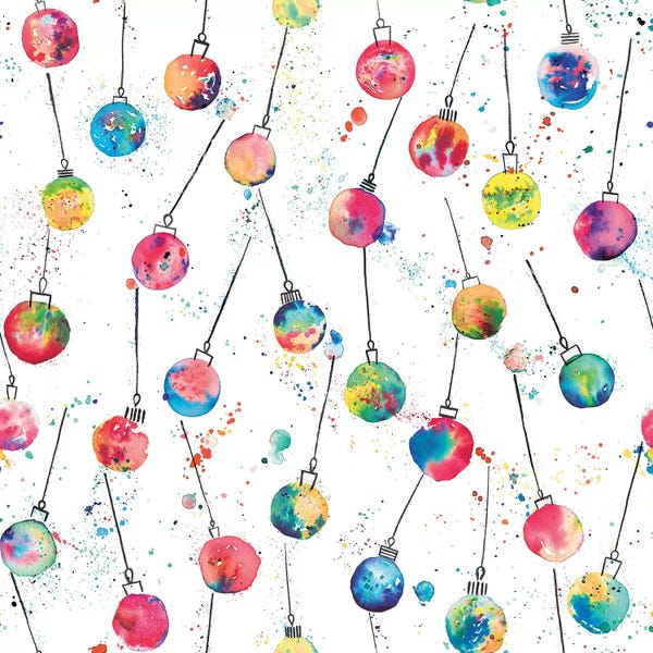 Colorful Abstracts: Christmas Baubles by Ninola Design