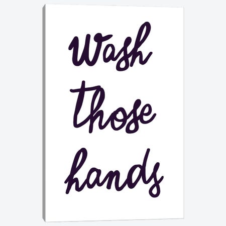 Wash Hands Canvas Print #NDE190} by Ninola Design Art Print