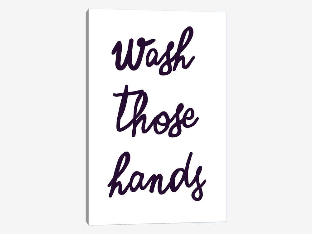 Wash Hands by Ninola Design 1-piece Canvas Wall Art