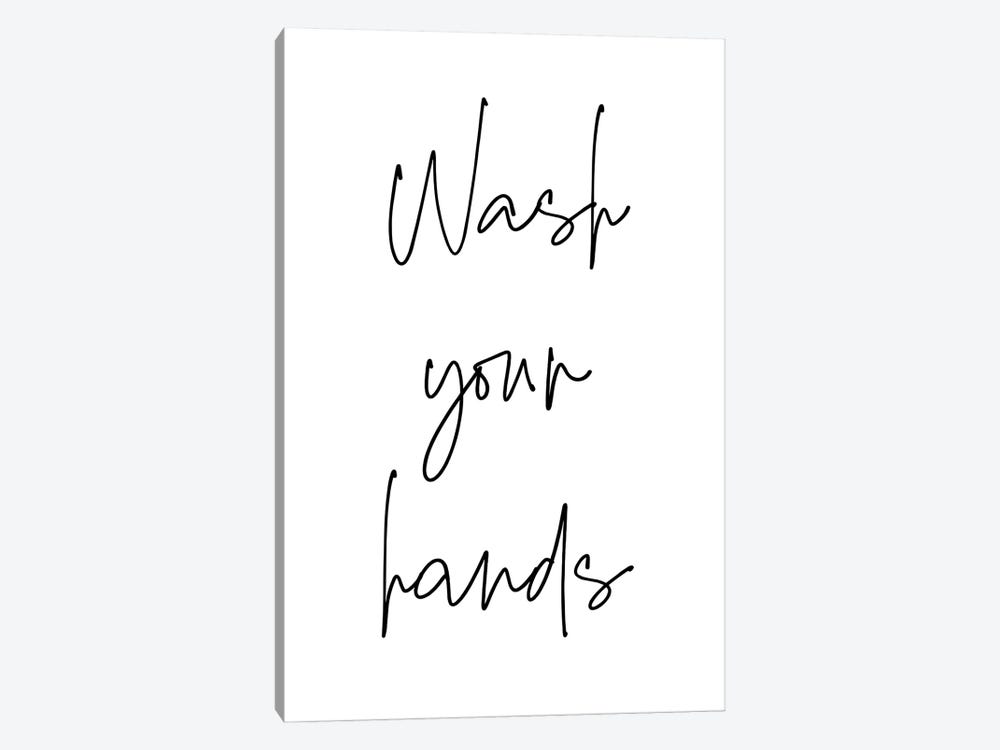 Wash Your Hands by Ninola Design 1-piece Art Print