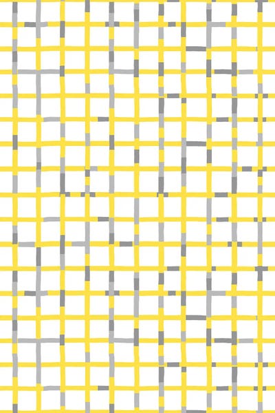 Ninola Design: Grid Lines Illuminating Yellow Ultimate Gray by Ninola Design