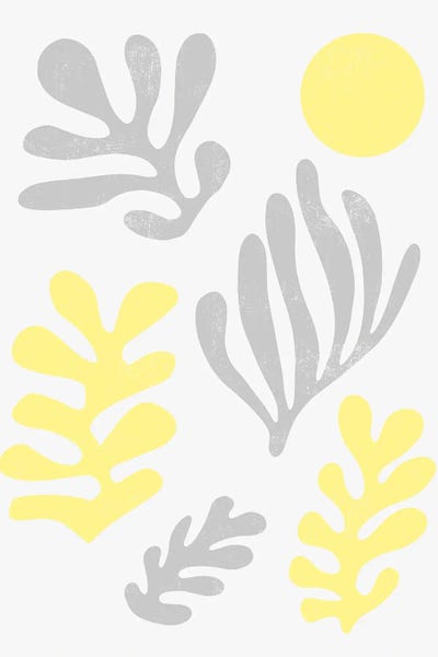 Artists Like Matisse: Matisse Leaves Illuminating Yellow Ultimate by Ninola Design