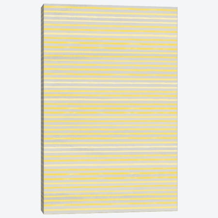 Marker Stripes Illuminating Yellow Ultimate Canvas Print #NDE204} by Ninola Design Canvas Wall Art