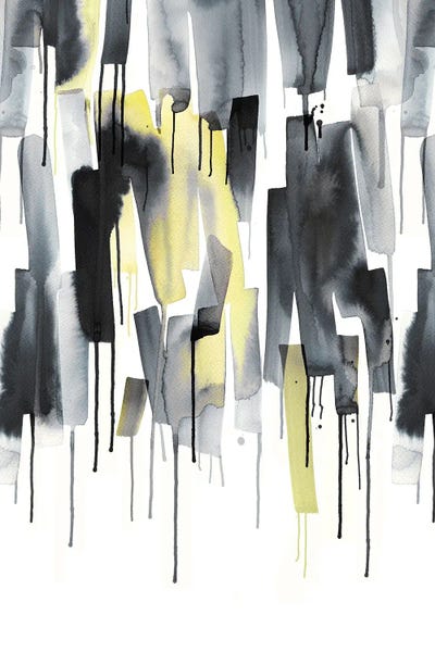 Ninola Design: Watercolor Stripes Ultimating Gray by Ninola Design