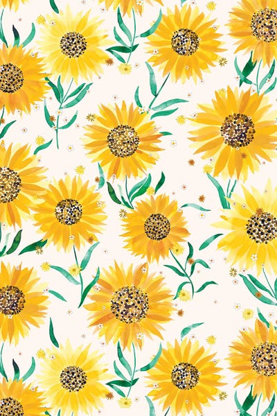Ninola Design: Summer Floral Sunflowers Cozy by Ninola Design