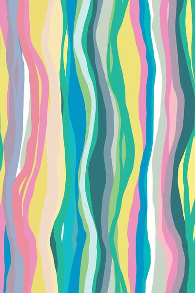 Colorful Agate Slides by Ninola Design metal wall art