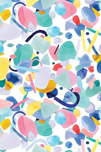 The Nineties: Organic Abstract Geometric Shapes by Ninola Design