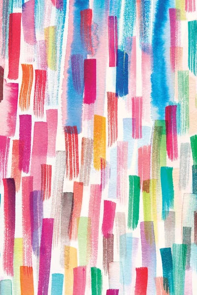 Abstract Watercolors: Colorful Brushstrokes Multicolored by Ninola Design