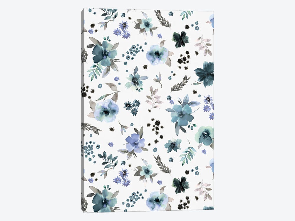 Countryside Floral Blue Soul Care by Ninola Design 1-piece Art Print