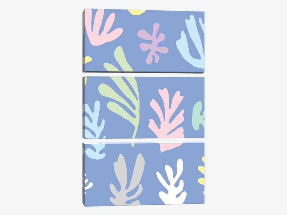 Matisse Colorful Leaves by Ninola Design 3-piece Art Print