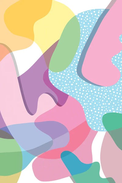 The Cut Outs Collection: Colorful Organic Happy Shapes by Ninola Design