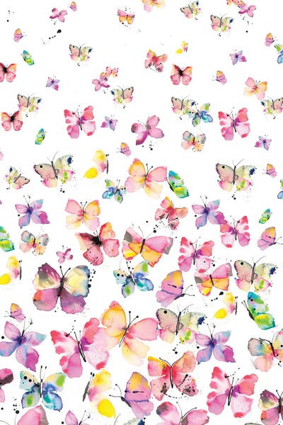 Butterflies: Watercolor Beautiful Butterflies by Ninola Design