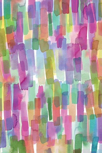 Ninola Design: Colorful Watercolor Stripes Strokes by Ninola Design