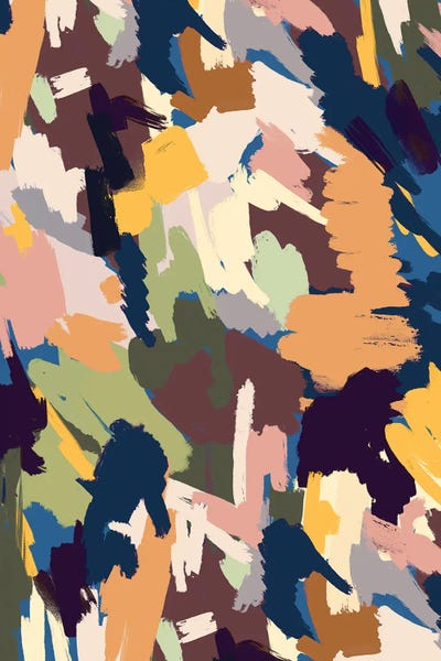Ninola Design: Abstract Scratches Texture Blue by Ninola Design