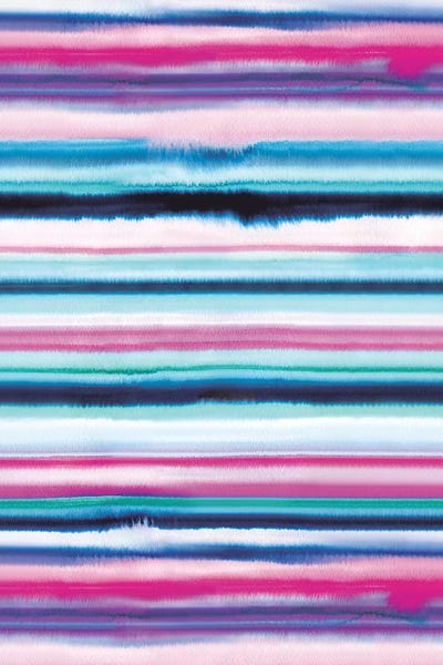 Ninola Design: Degrade Ombre Stripes Pink by Ninola Design