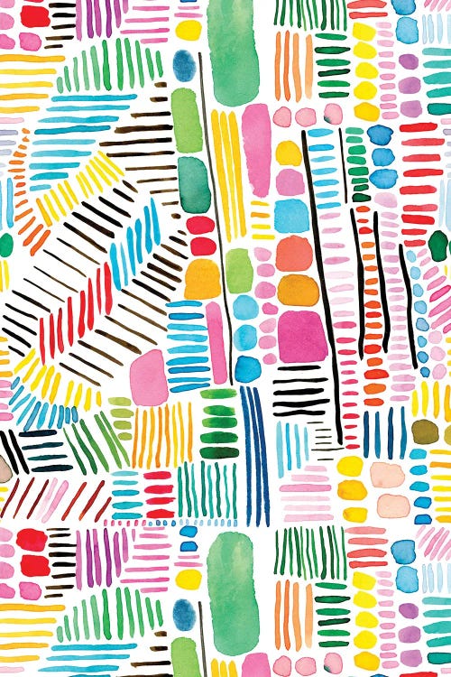 Rainbow Stitches Colorful