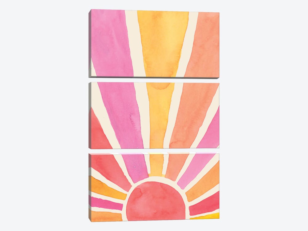 Sun Is Sunshine by Ninola Design 3-piece Canvas Artwork