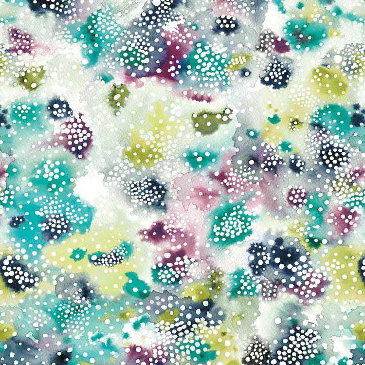 Experimental Surface Green by Ninola Design canvas print
