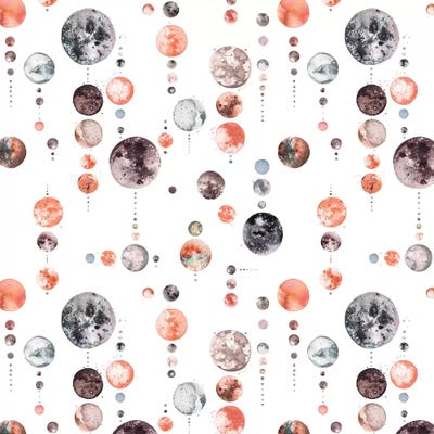 Full Moons Astrology by Ninola Design metal wall art