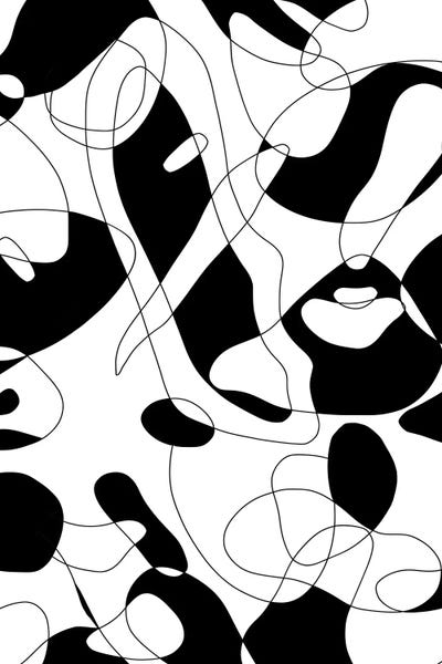 Ninola Design: Black White Monochrome Shapes by Ninola Design