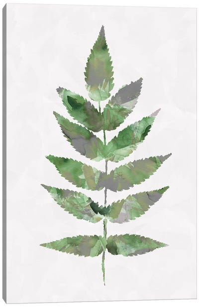 Forest Leave Green Canvas Art Print - Ninola Design
