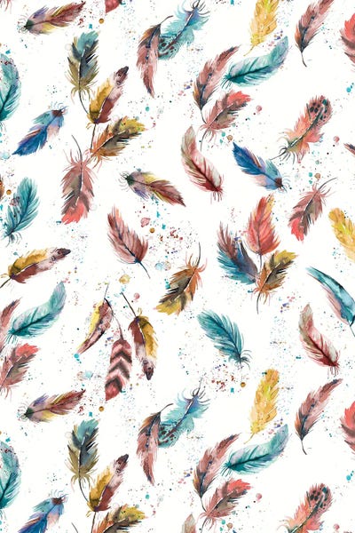 Feathers: Magical Bohemian Feathers by Ninola Design
