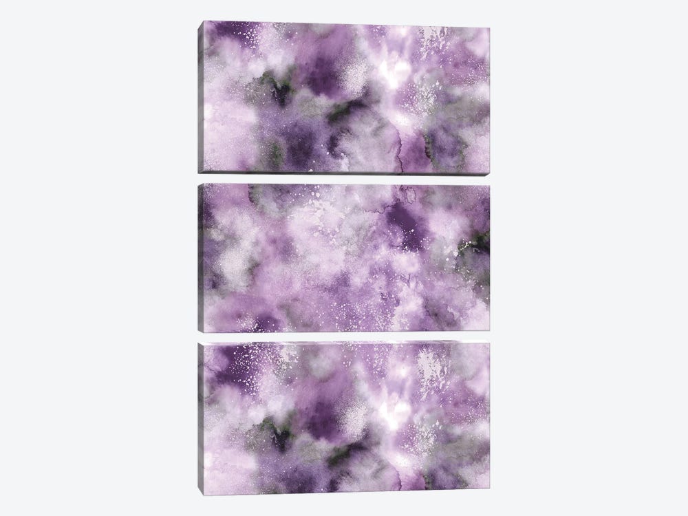 Marble Very Peri Purple by Ninola Design 3-piece Art Print