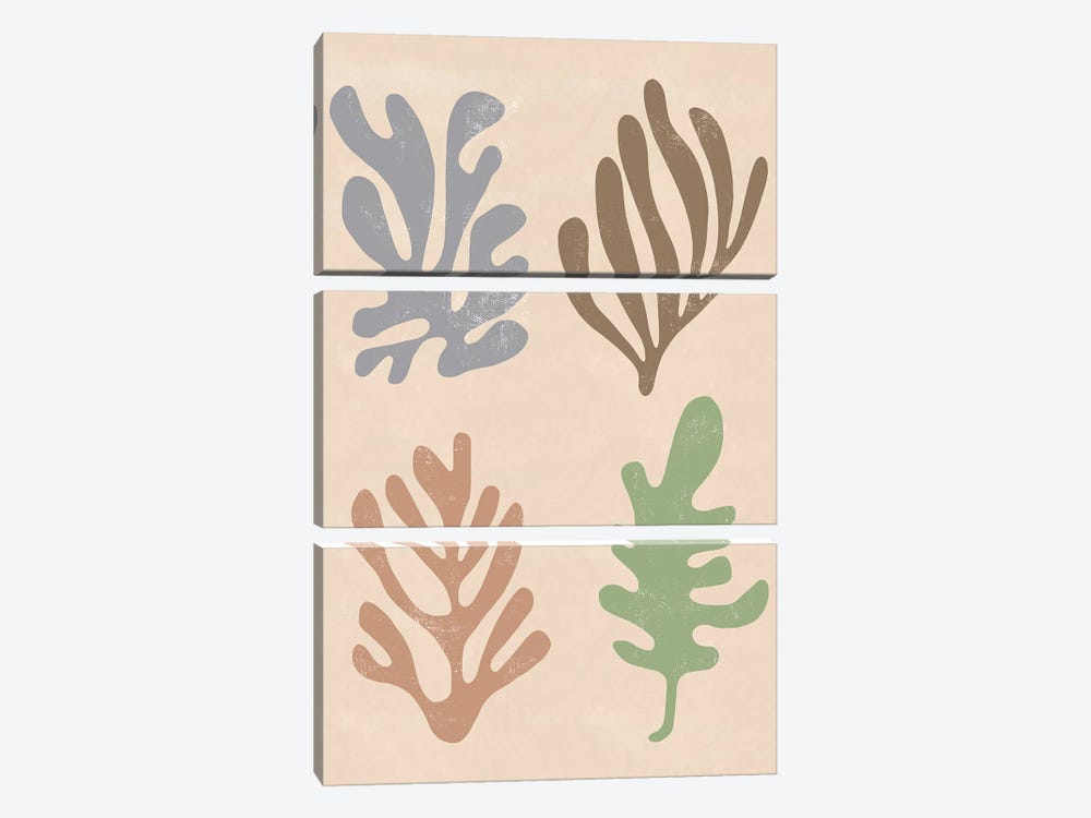 Matisse Decoupes Botanical Leaves by Ninola Design 3-piece Canvas Art