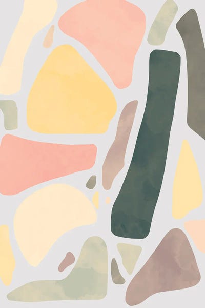 Ninola Design: Organic Rustic Abstract Shapes Terracotta by Ninola Design