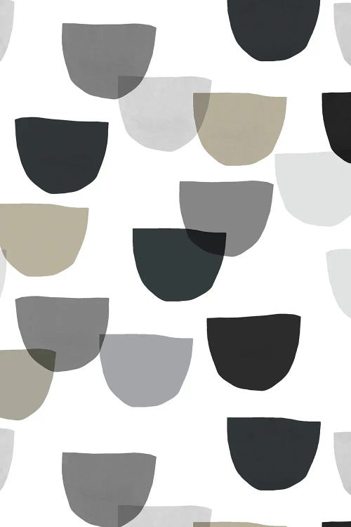 Scandi Overlapped Garland Shapes Neutral